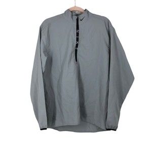 Nike 1/2 Zip Pop over Windbreaker very Light, zip pocket on back SZ M Unisex